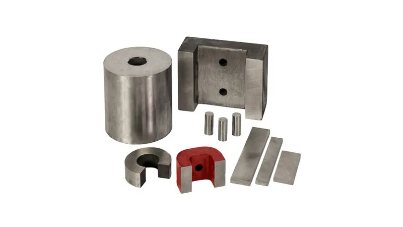 Custom Alnico magnet designed for high-temperature applications.