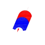 Arc-shaped neodymium magnet with single pole magnetization through the length, emphasizing magnetic field orientation along the arc’s curvature.