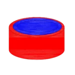 Neodymium magnet with multi-pole radial magnetization, highlighting the circular distribution of magnetic poles for efficient rotational magnetic applications.